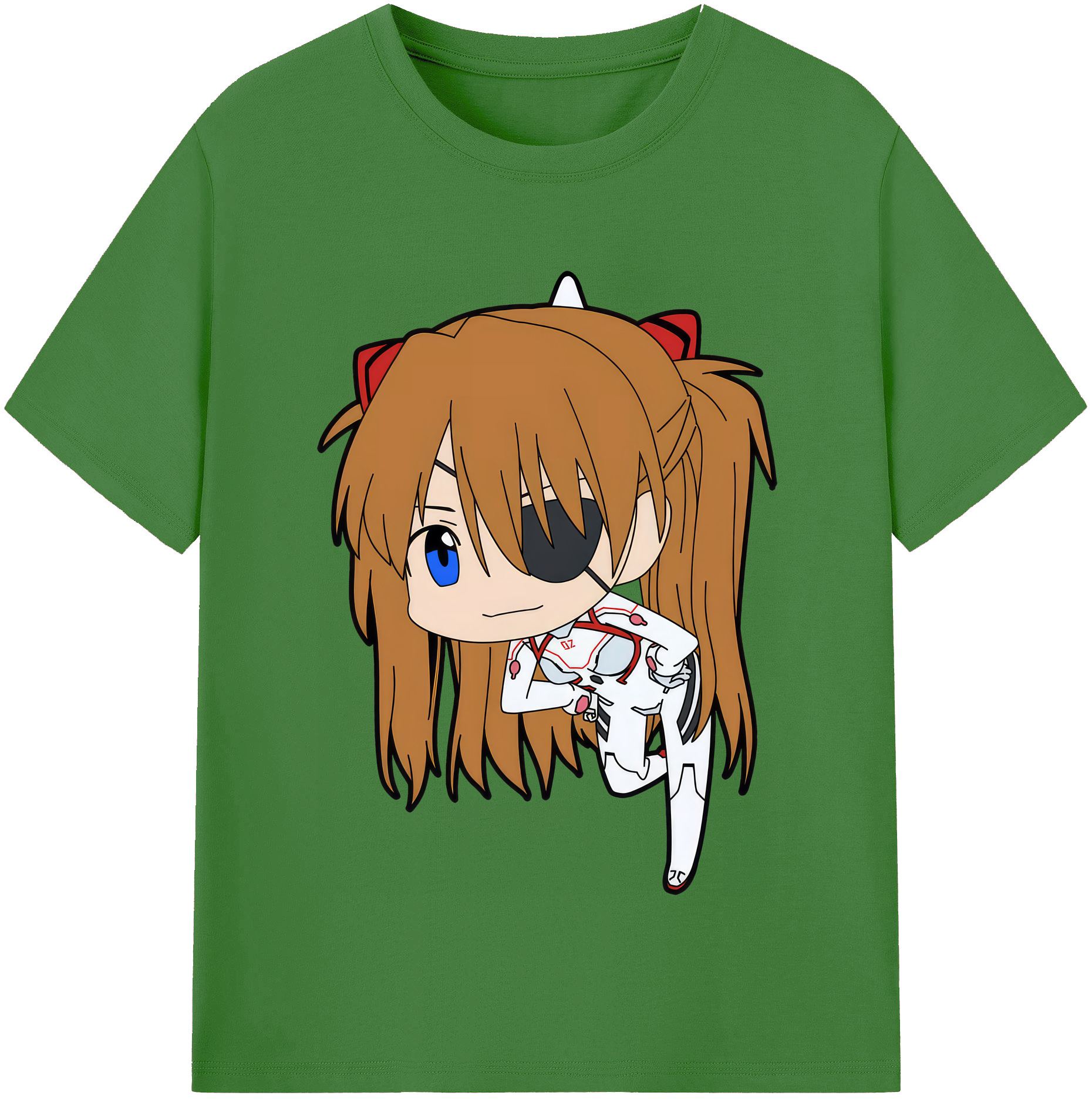 （画像用） EVA 新世紀エヴァンゲリオン レディースカジュアルプリントTシャツ（綿100％）